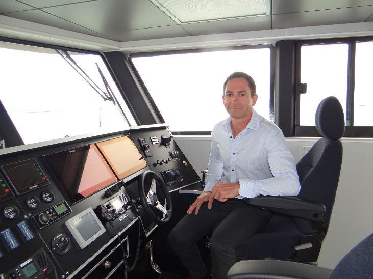 NLAug21Final-118 Scott onboard the Vanguard in quieter times.